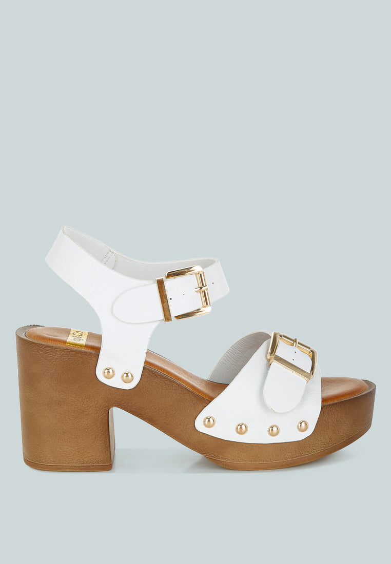 ompasa genuine leather clog sandals#color_white