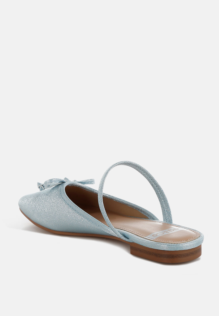 opalia glitter ballet mules#color_baby blue
