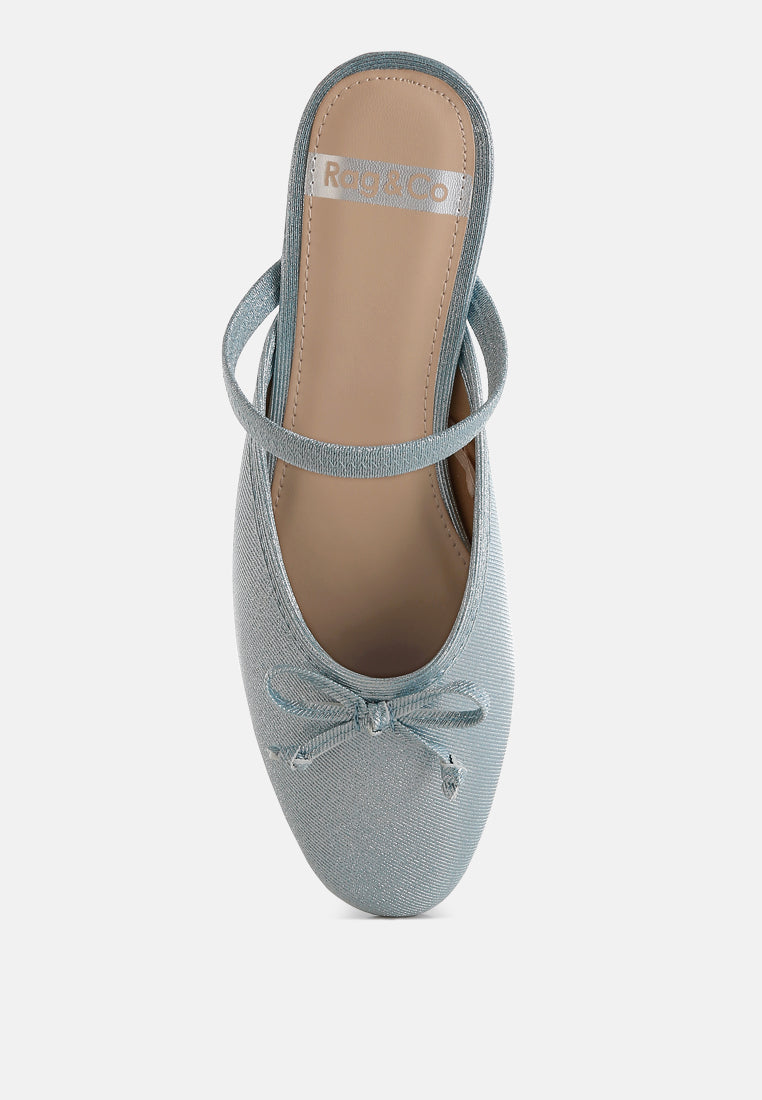 opalia glitter ballet mules#color_baby blue