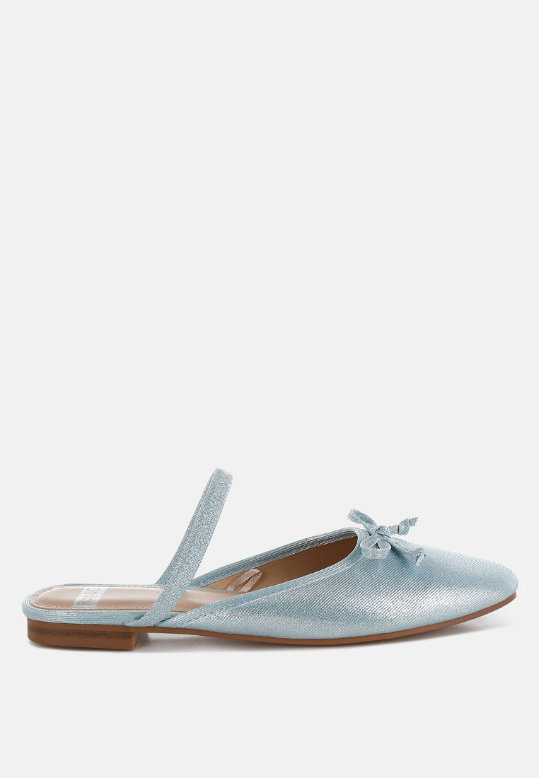 opalia glitter ballet mules#color_baby blue