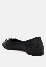 paper rings raffia ballet flats#color_black