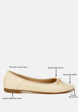 paper rings raffia ballet flats#color_natural