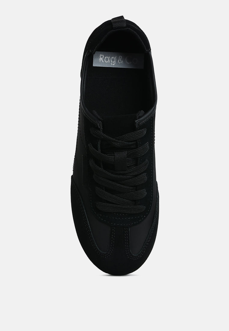 pattens suede sneakers#color_black