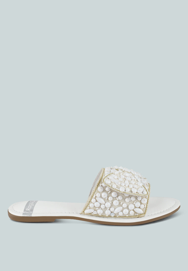 Pipa Big Bow Beaded Flats Pipa Big Bow Beaded Flats