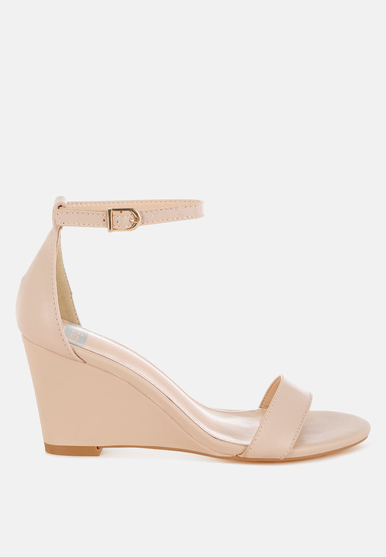 pobora genuine leather slim wedge heel sandals#color_beige