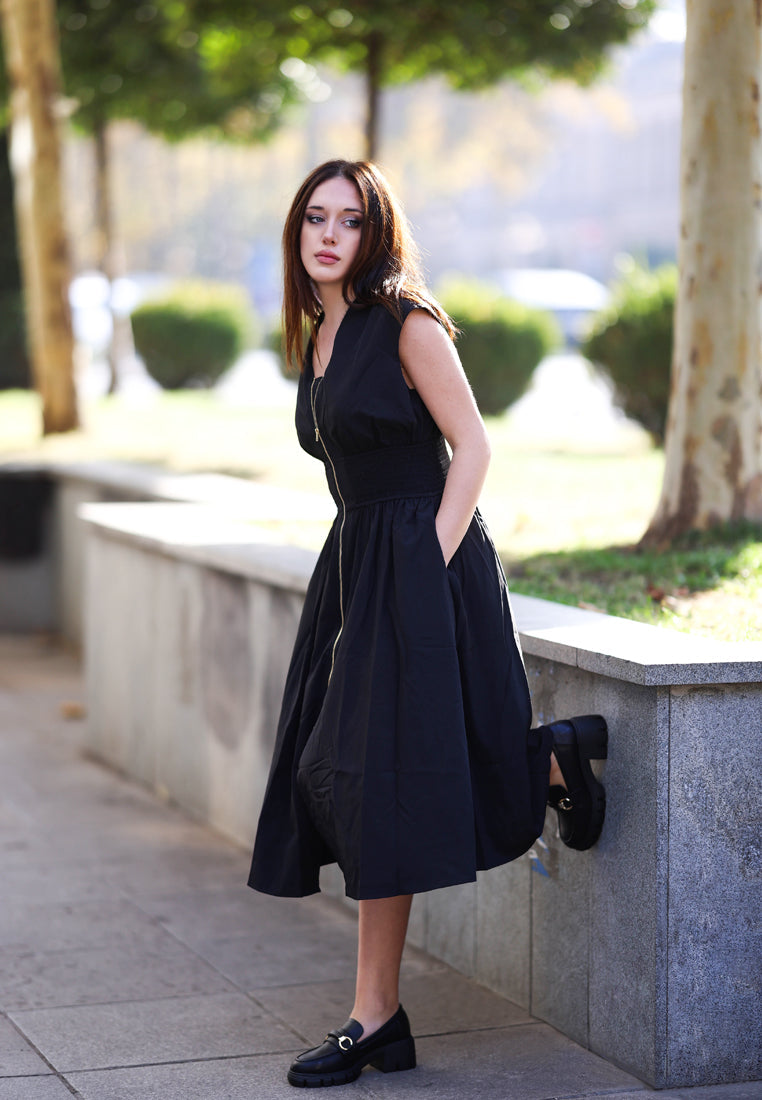 Buy Evangeline Chunky Platform Loafers In Black | Loafers | Rag