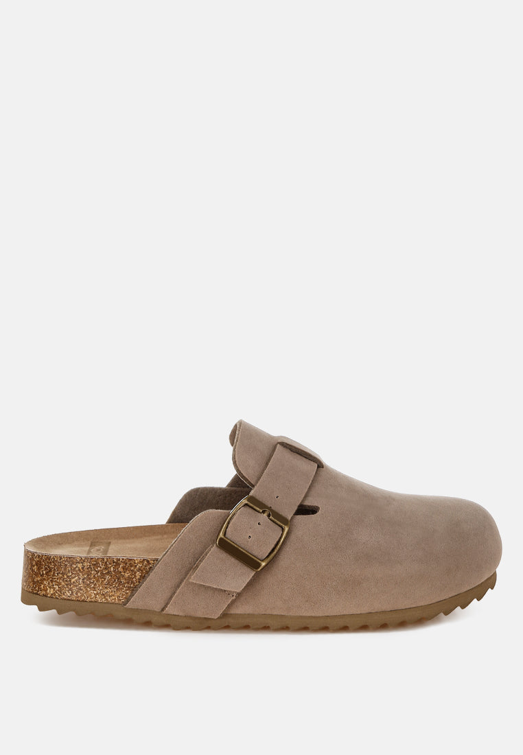 ratiha buckle accent slip-on footbed mules#color_taupe