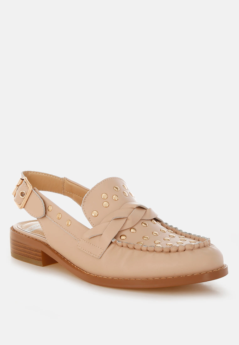 remykin braided penny strap loafers#color_beige