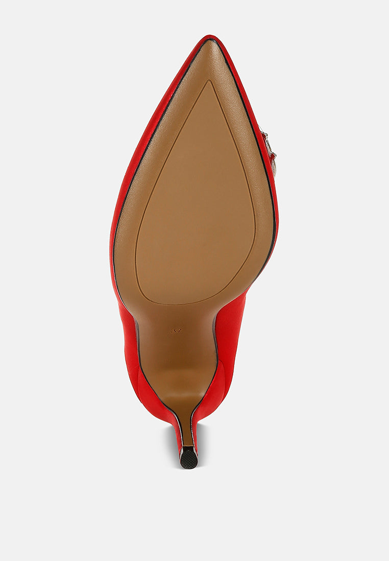 rhodolia diamante brooch detail satin pumps#color_red