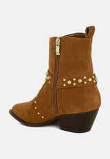 rodeo studded suede ankle boots#color_beige