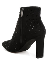 sakura diamante embellished microfiber boots#color_black