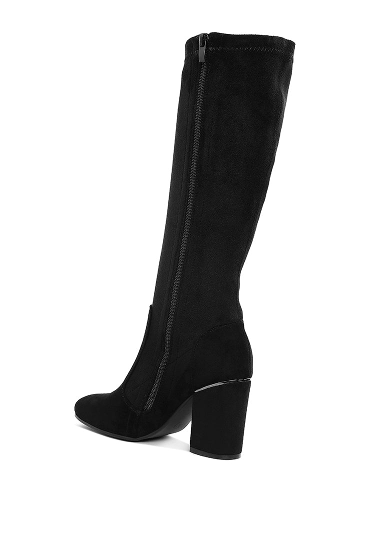 saloniki microfiber calf boots#color_black