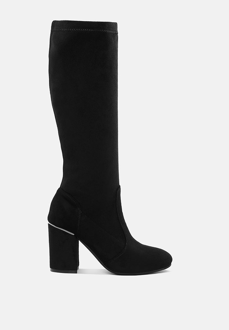 saloniki microfiber calf boots#color_black