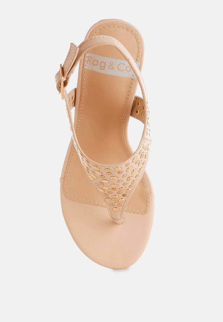 sappho studded thong toe wedges#color_beige