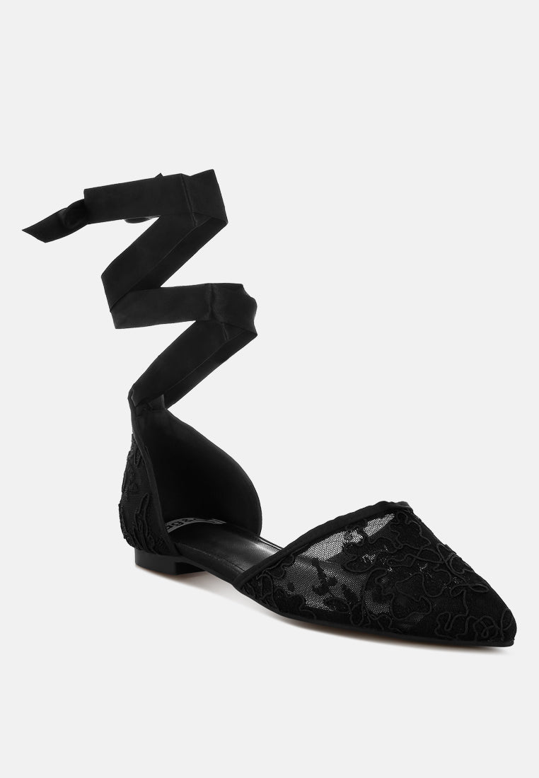 shrami pearl & rhinestone strap flat sandals#color_black