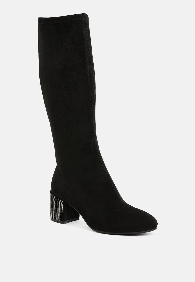 sinaloa microfiber knee high boots#color_black