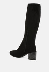 sinaloa microfiber knee high boots#color_black