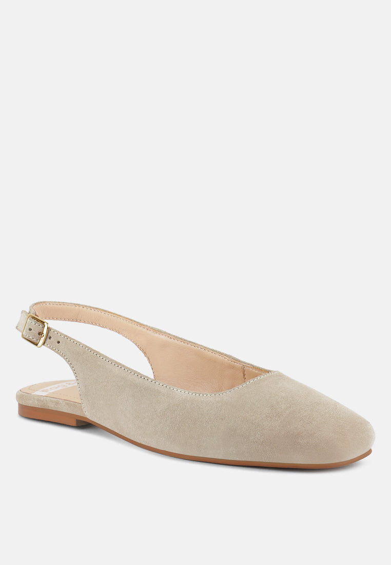 sozani genuine suede leather slingback flats#color_beige