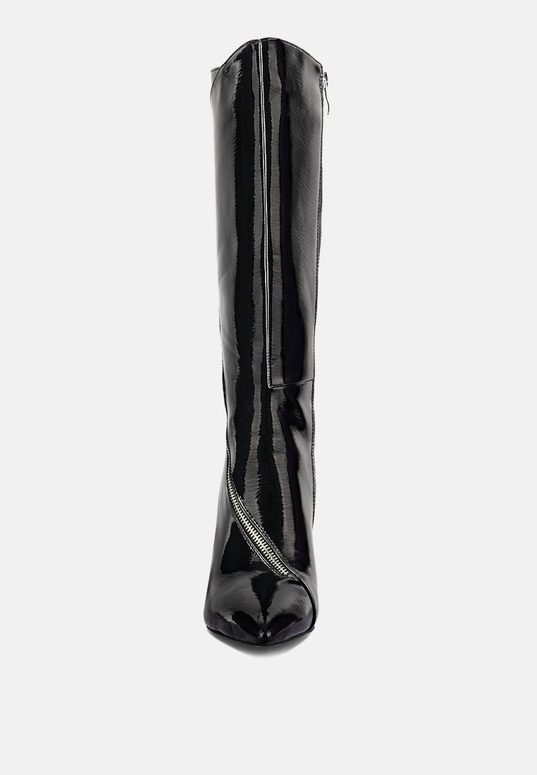 Buy Tsaroh Zip Around Calf Boot In Black | Boots | Rag & Co United