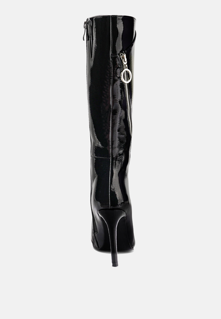 Buy Tsaroh Zip Around Calf Boot In Black | Boots | Rag & Co United