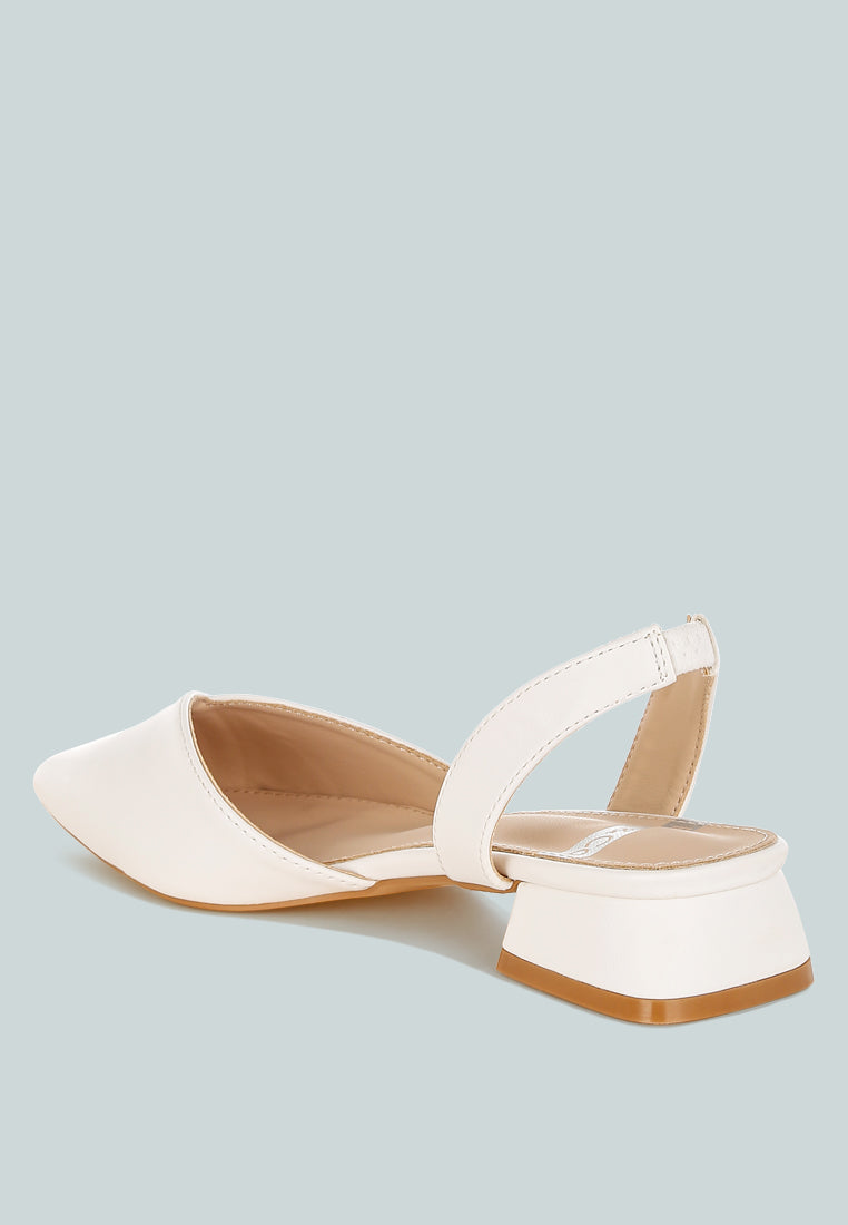tijay soft real leather slingback sandals#color_white