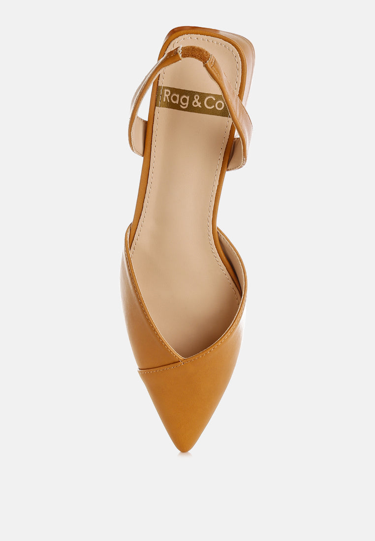 tijay soft real leather slingback sandals#color_tan