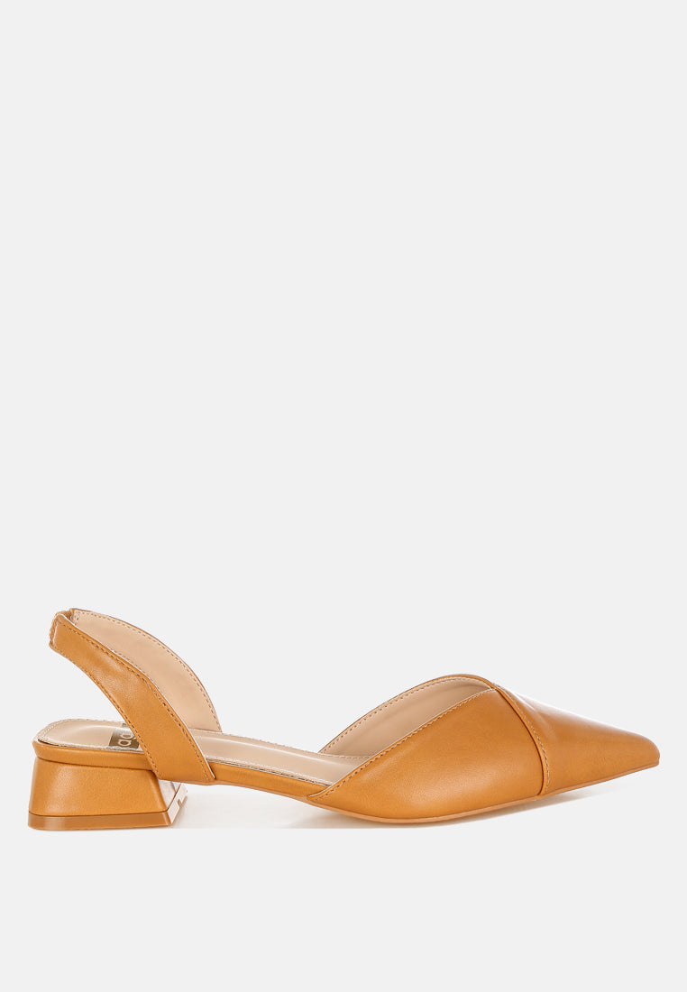 tijay soft real leather slingback sandals#color_tan