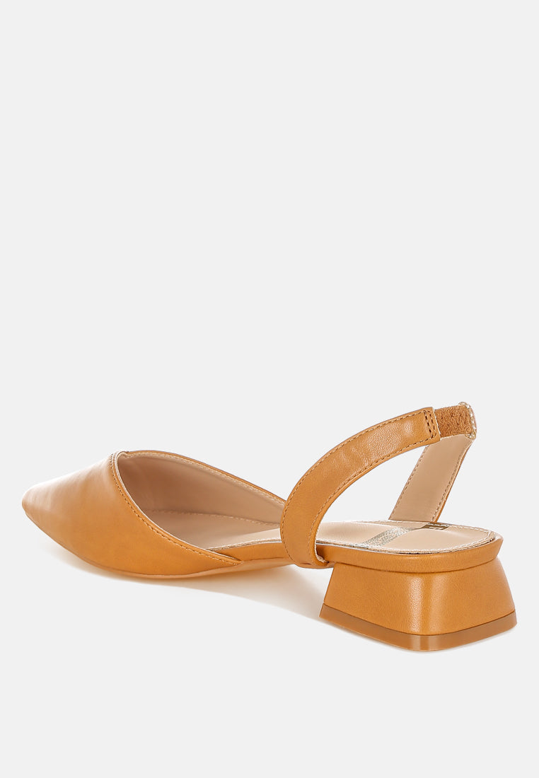 tijay soft real leather slingback sandals#color_tan
