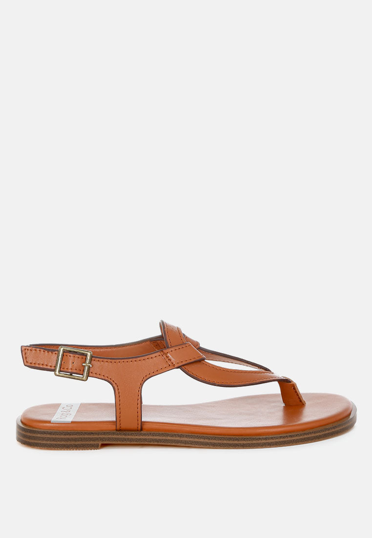 torad thong toe cut-out flats#color_tan