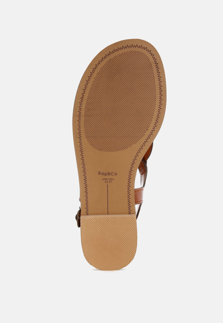 torad thong toe cut-out flats#color_tan