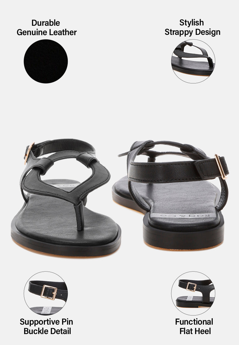 torad thong toe cut-out flats#color_black