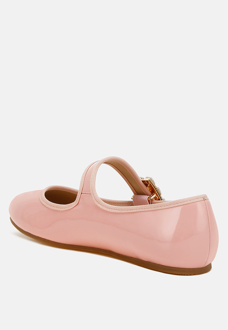 upstage brooch mary jane sandals#color_pink