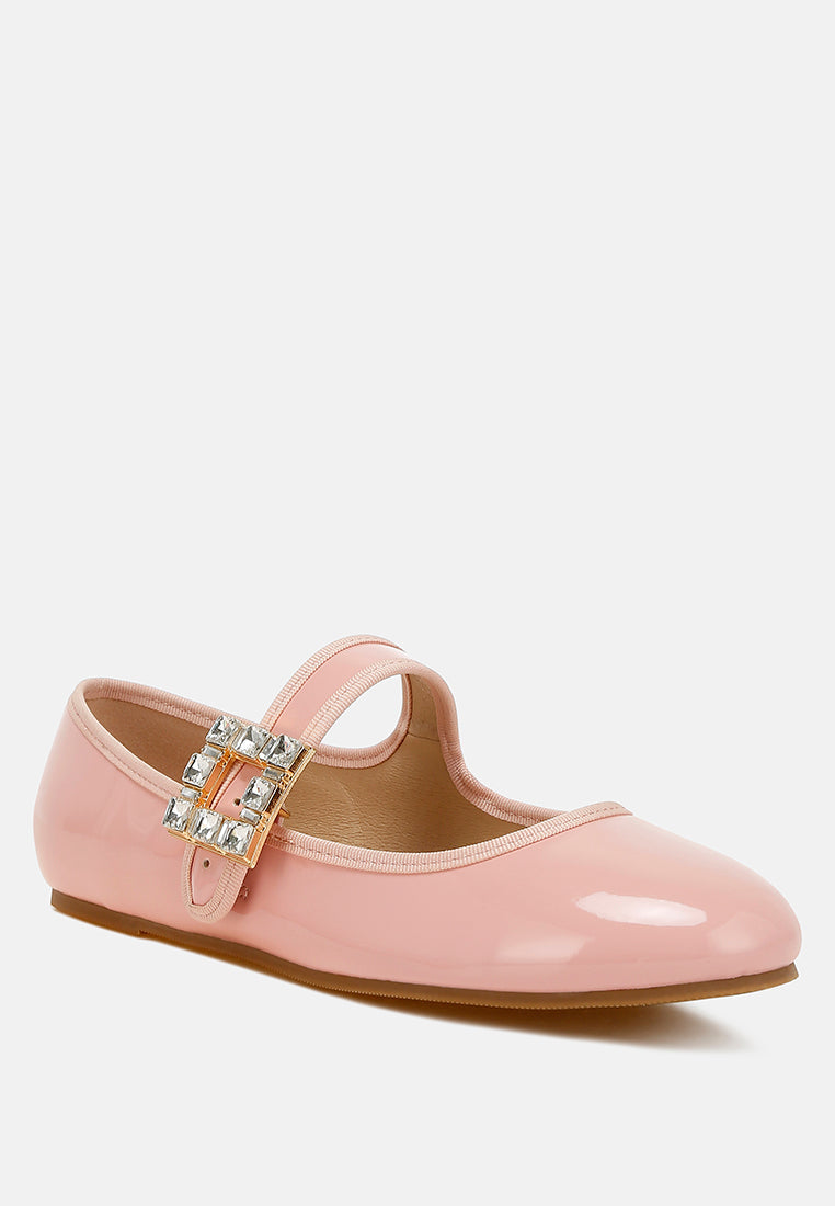 upstage brooch mary jane sandals#color_pink