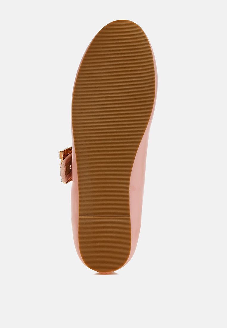 upstage brooch mary jane sandals#color_pink