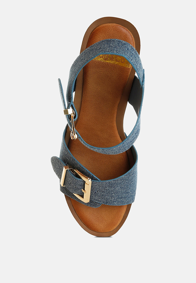 vipasa studded denim clog sandals#color_denim