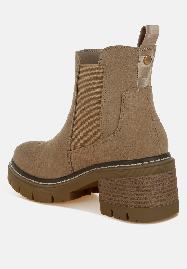 vostok suede chunky chelsea boots#color_beige