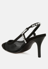 yaga stiletto heel slingback sandals#color_black