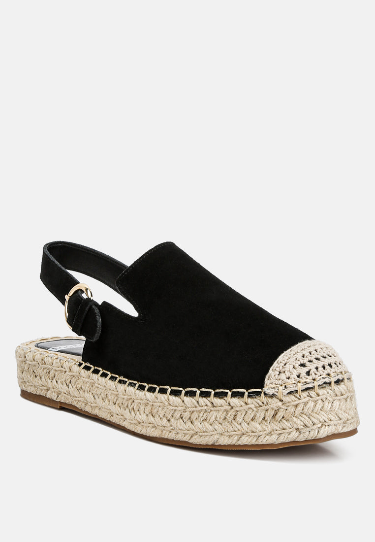 affie suede slingback strap espadrilles#color_black