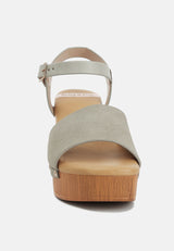 Daniela Suede High Block Sandals In Beige#color_beige