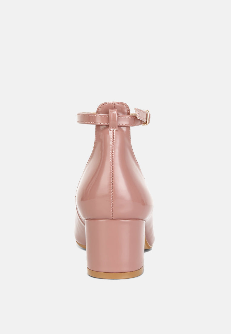 DEBBIE Ankle Strap Low Block Heel Sandal#color_blush