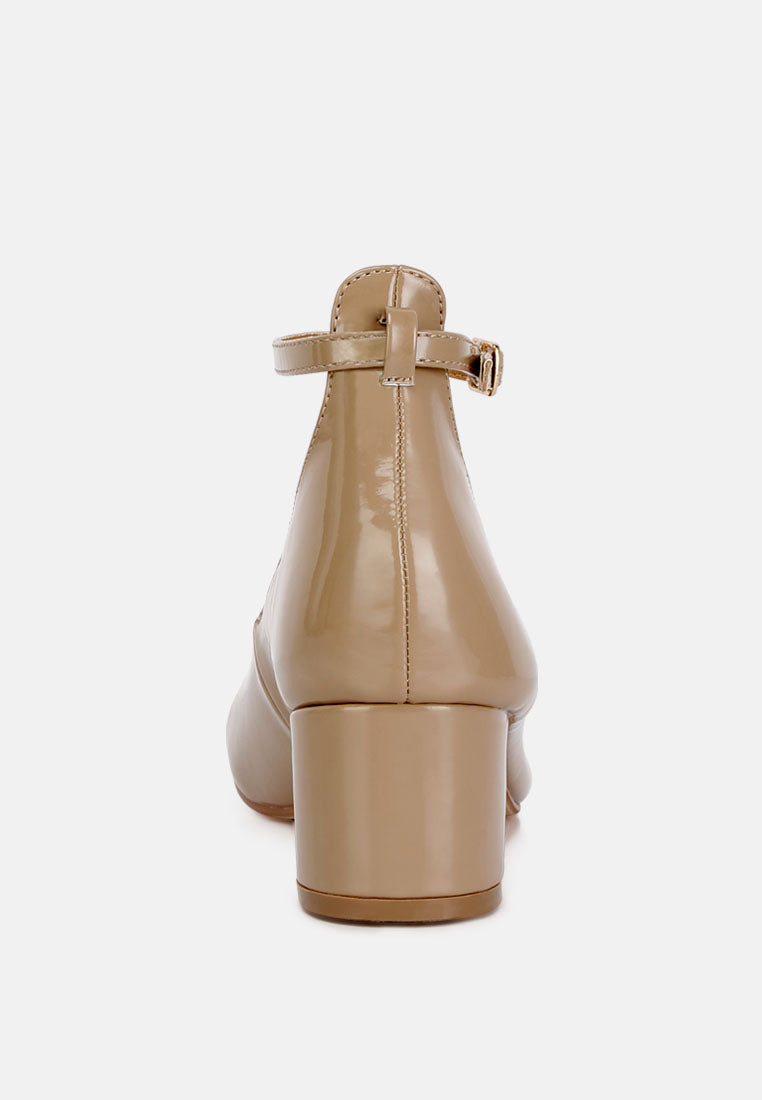 DEBBIE Ankle Strap Low Block Heel Sandals in Sand#color_sand