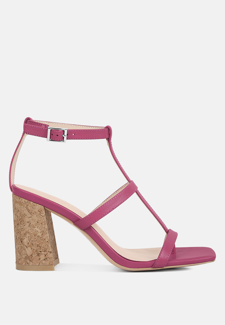 MIRABELLA Open Square Toe Block Heel Sandals#color_fuchsia