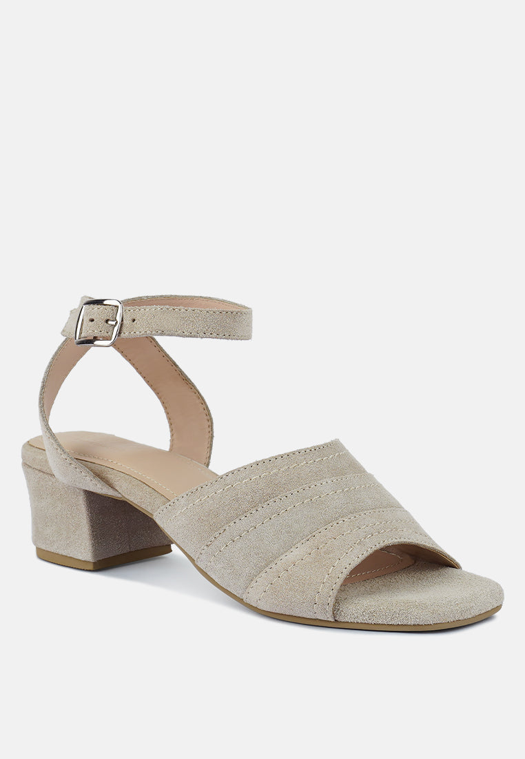 SIGRID Fine Suede Block Heeled Sandal#color_nude
