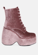 ashcan blush high platform velvet ankle boots#color_blush