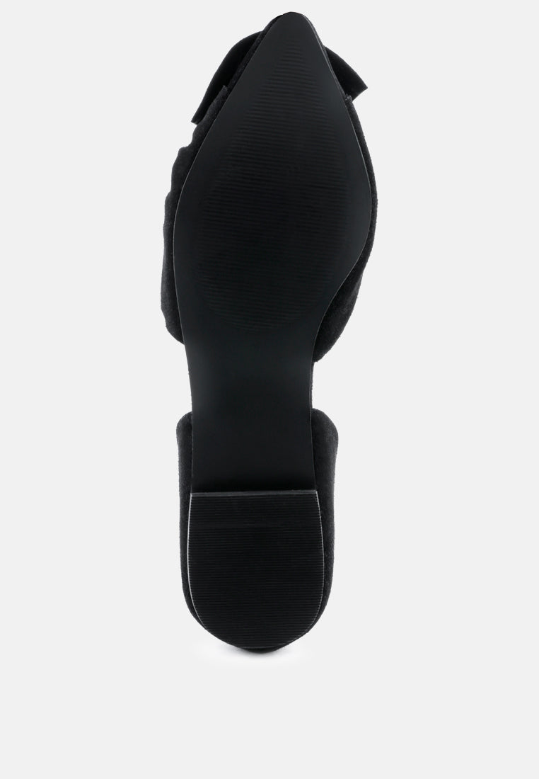 BAAKO Black Knotted Shoe-Black