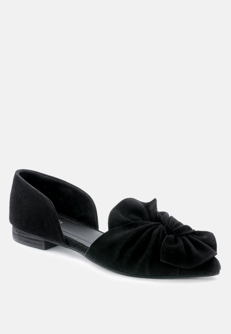 BAAKO Black Knotted Shoe-Black