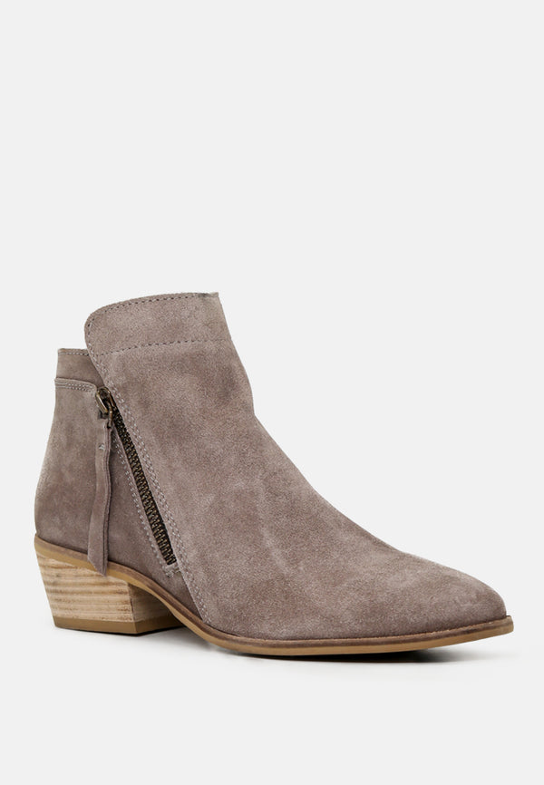 BESS Taupe Ankle Boots-Taupe