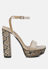 ZIRCON Beige Diamante Studded High Block Heel Sandals_beige