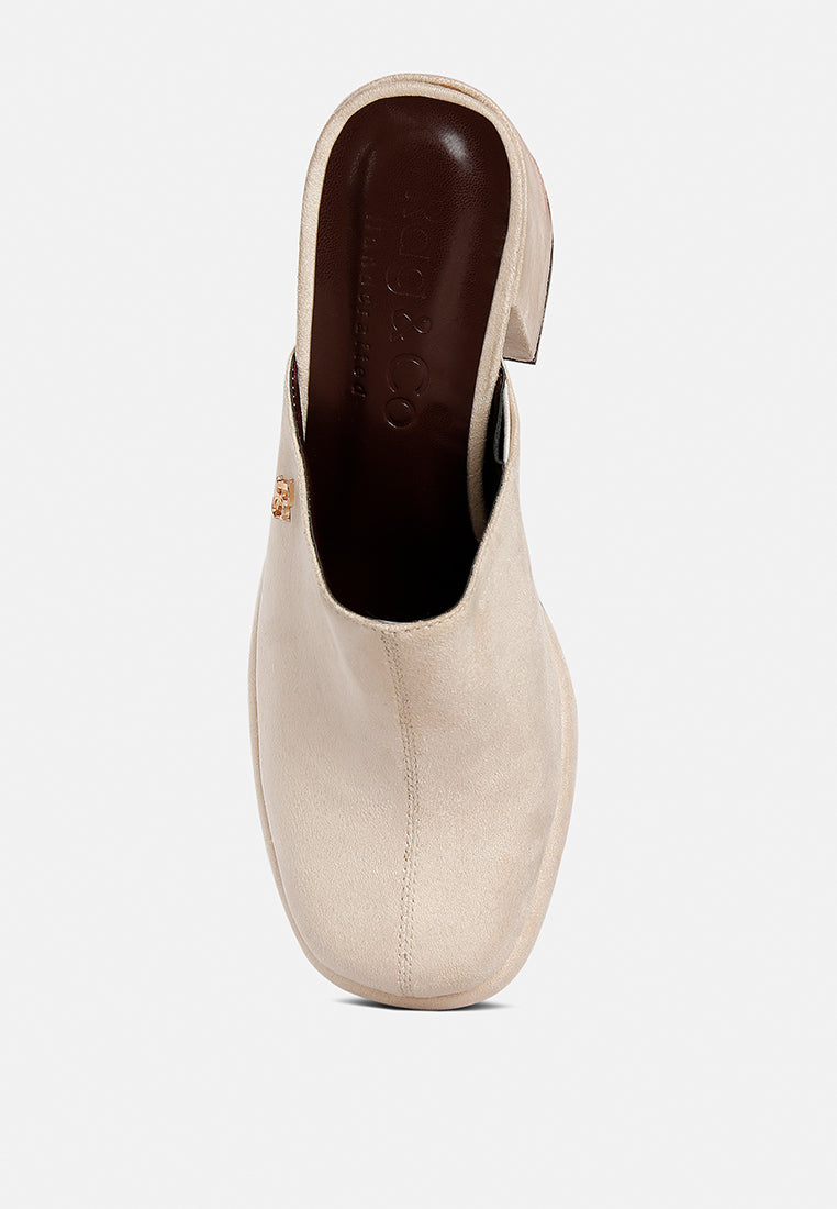 delaunay beige suede heeled mule sandals#color_beige