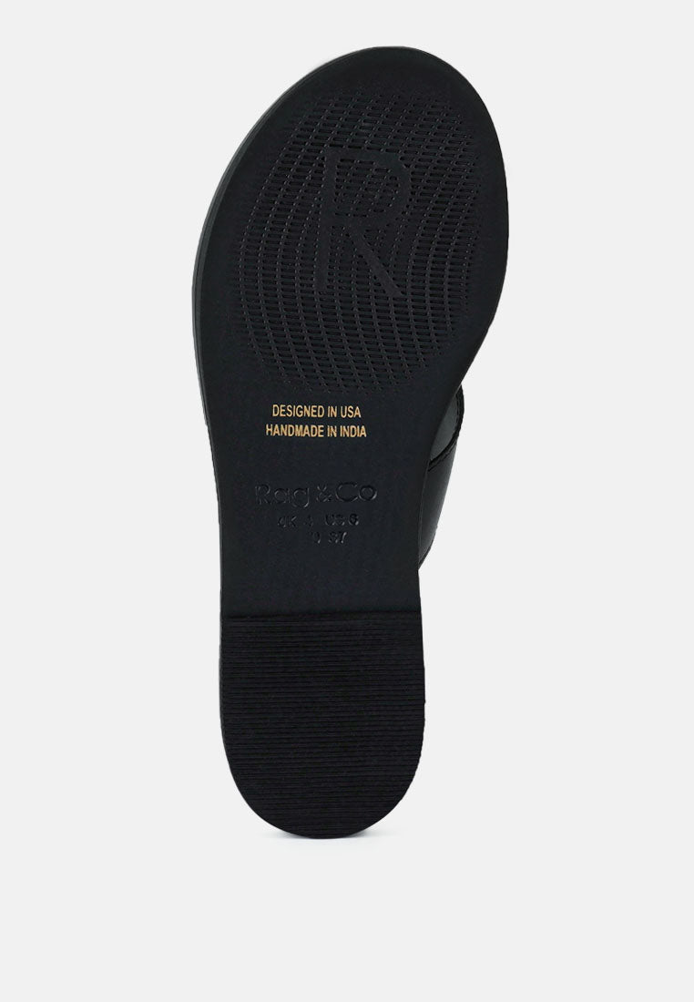 EUDORA Embellished Black Slip-ons#color_black